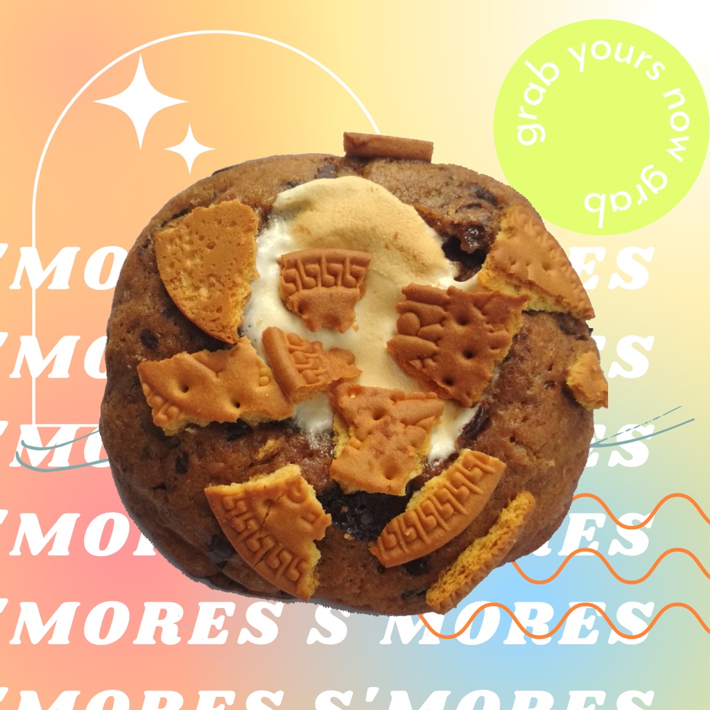 

S'mores Soft Baked Cookie by Harikalori