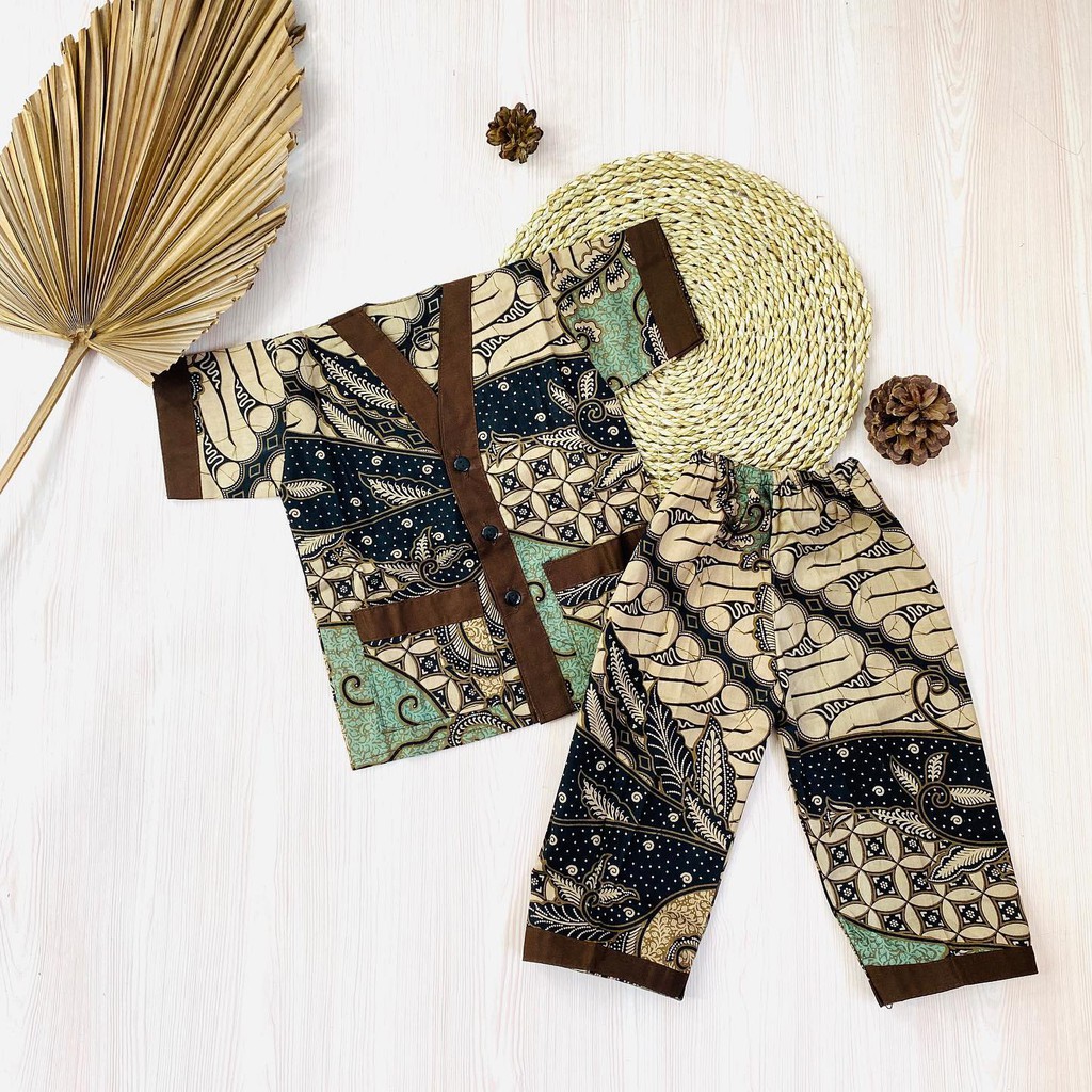 Benang Raja Setelan Piyama Anak Batik