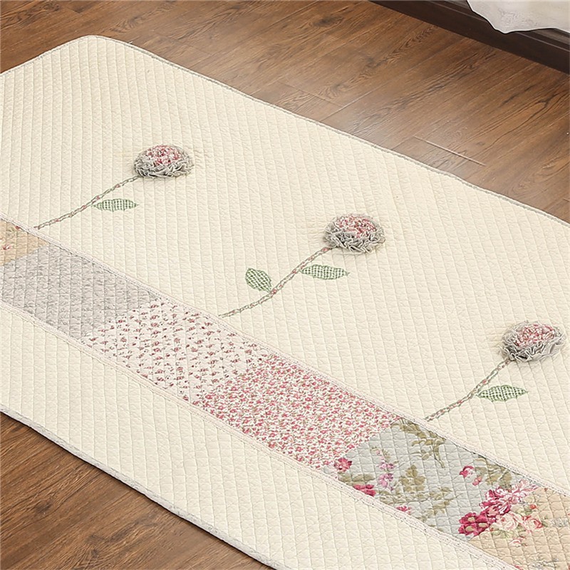 Adda Home - Shabby Karpet Antislip Patchwork Desain Korea 90x150cm - P2