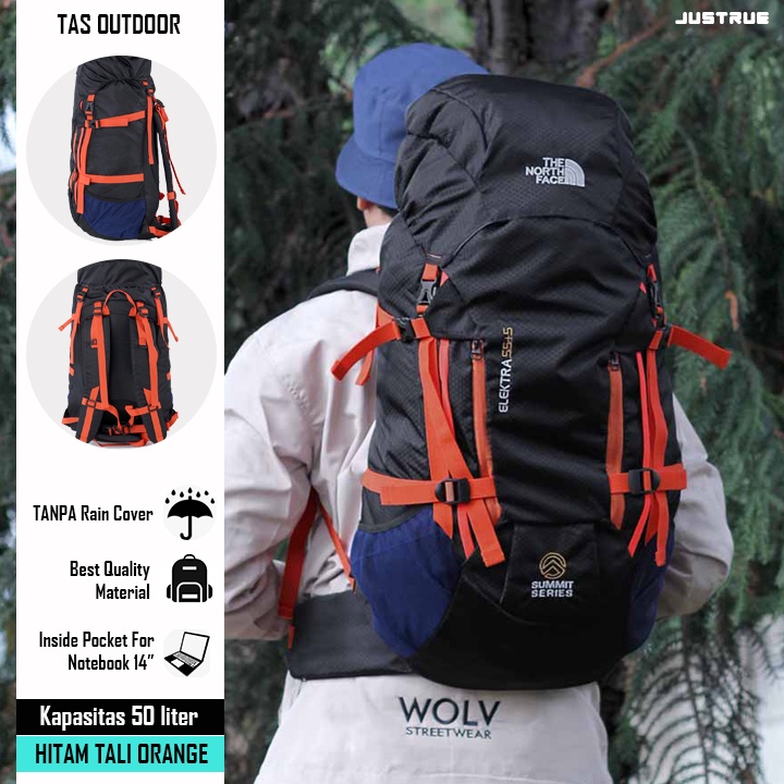 Tas Gunung 60 Liter Ransel Hiking 50 liter Semi Carrier 40 Liter