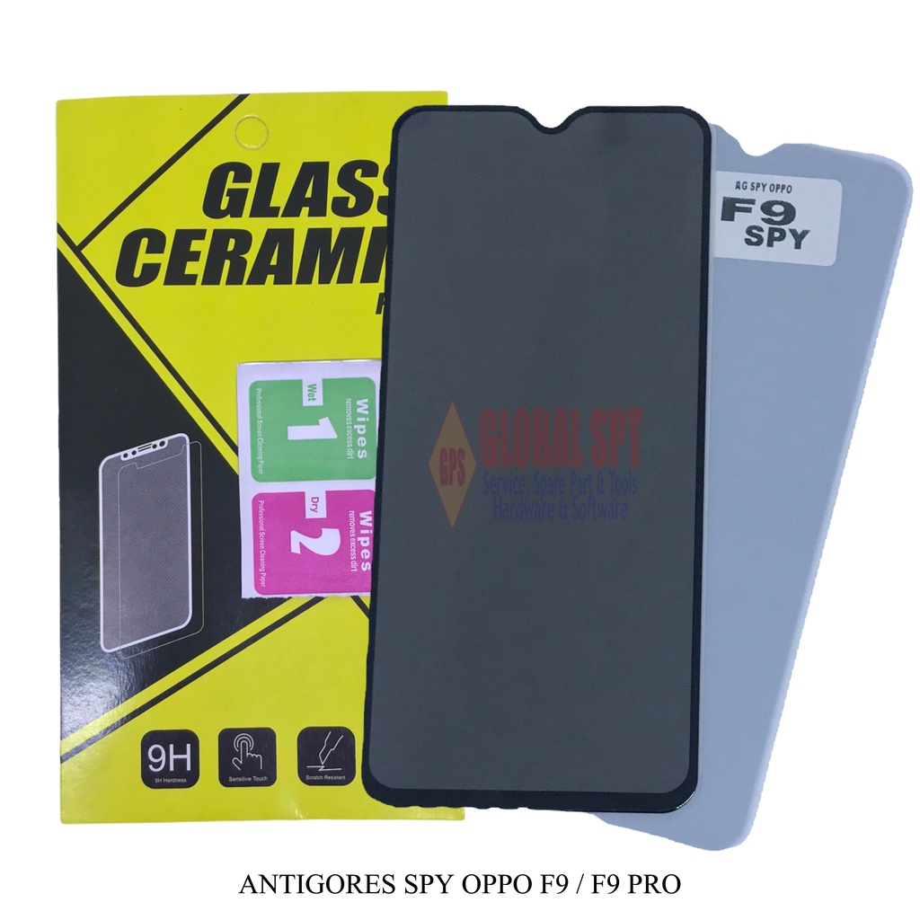 SPY OPPO F9 / ANTIGORES / TEMPERED GLASS OPPO F9 PRO