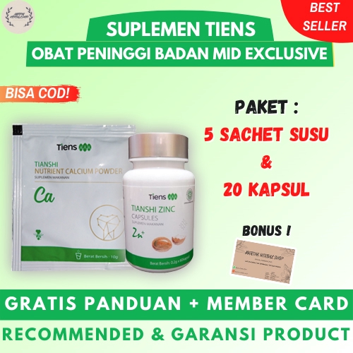 [COD] BEST SELLER Suplemen Peninggi Badan Obat Peninggi Badan Super Cepat Susu Peninggi Ampuh