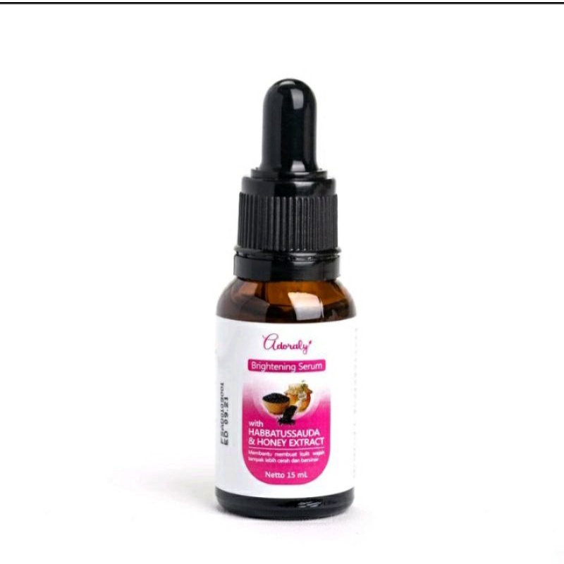 adolary skincare brightening serum 15ml with HABBATUSSAUDA &amp; HONEY EXTRACT