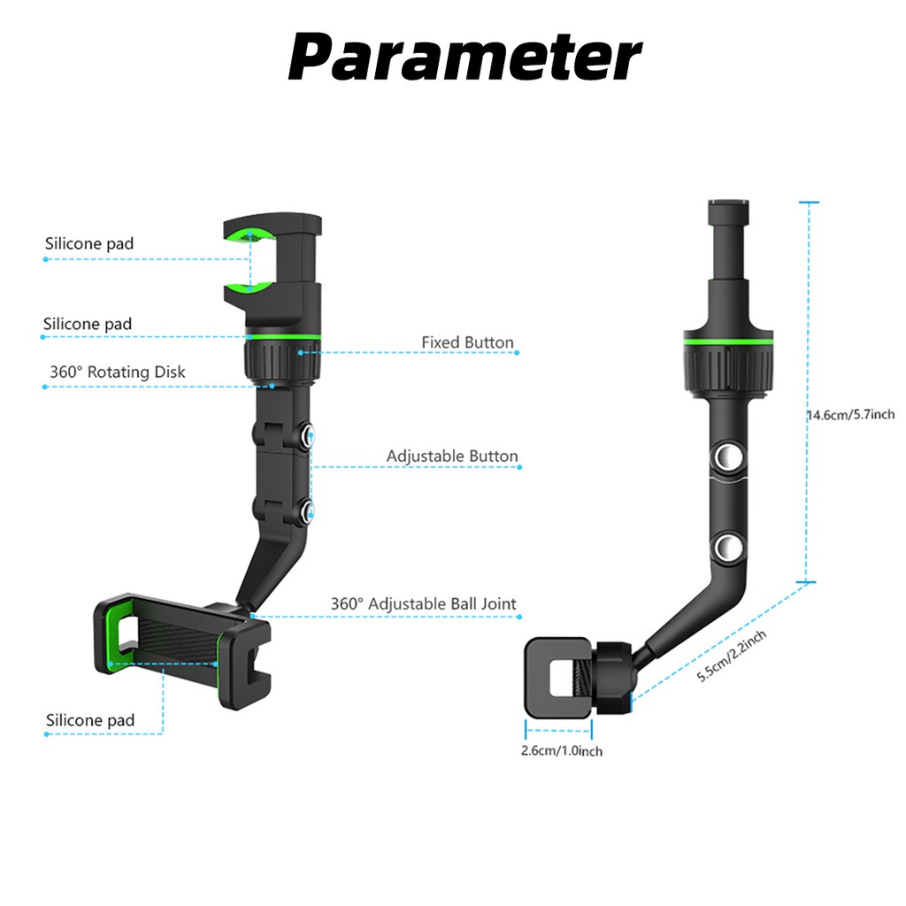 Car multi-Fungsi Handphone holder Spion Mobil Handphone holder Dudukan Navigasi Handphone