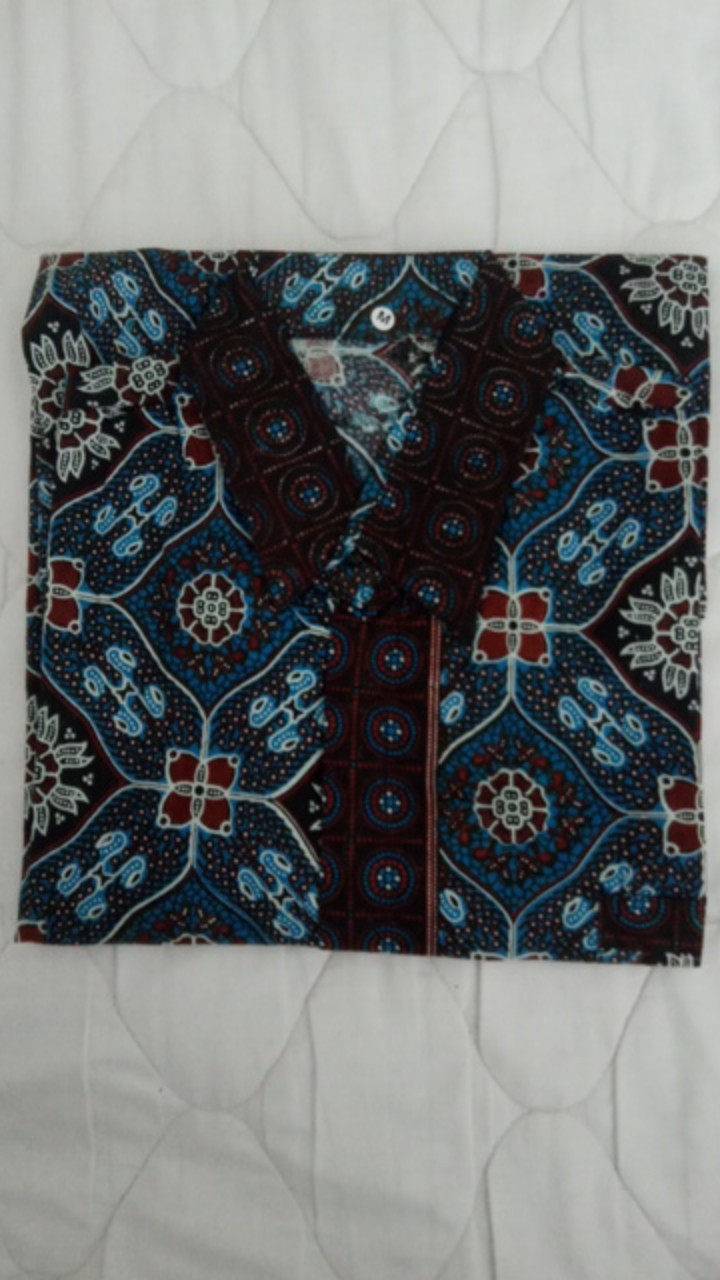 Baju Batik Pria Jumbo Big Size Kemeja Batik Lengan Pendek Sampai 10xl Katun Halus Motif Keramik