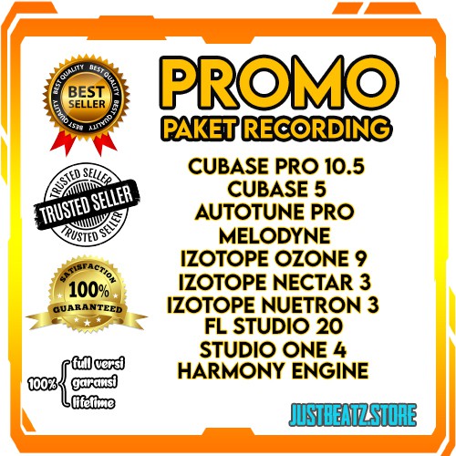 PROMO MURAH PAKET SOFTWARE RECORDING CUBASE FL STUDIO ONE