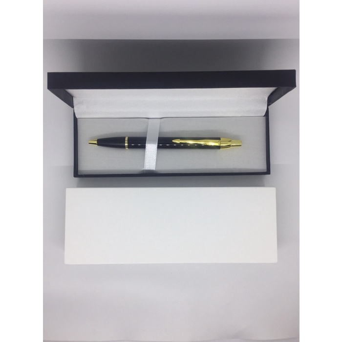 

Pulpen Promosi / Pulpen Parker Im Black Tw / Kw ( Klip Emas )