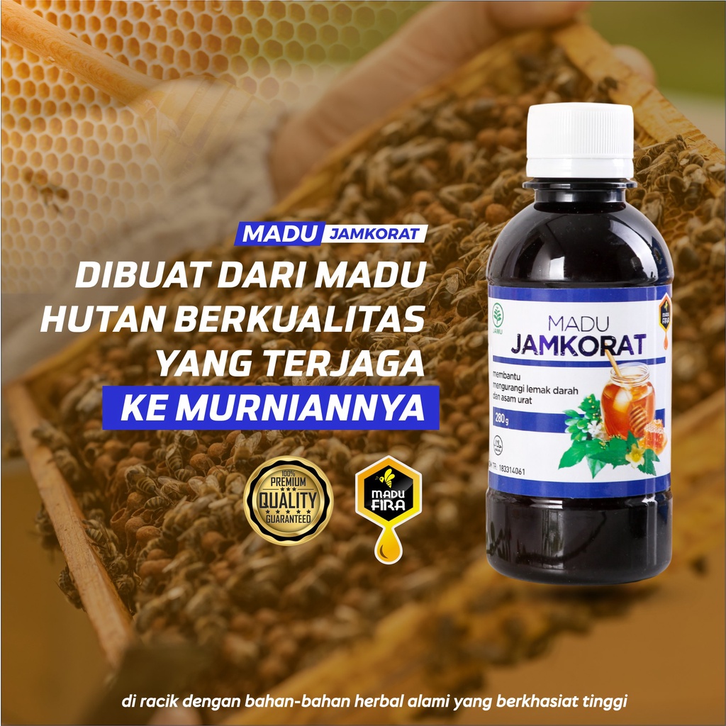 (BISA COD) Madu Jamkorat Madu Kolesterol Madu Asam Urat | Obat Kolesterol Obat Asam Urat Terbaik