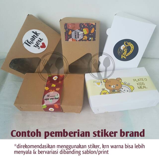 LUNCH BOX PAPER WINDOW M  KOTAK MAKAN KERTAS COKLAT KRAFT LAMINASI BOX BROWN 16 X 9 X 5 BUNGKUS TAKE AWAY 16X9X5 DUS NASI KOTAK MAKANAN KEMASAN GRABFOOD NASI KOTAK DELIVERY RESTO HORECA KOTAK JUMAT BERKAH KEMASAN AYAM GEPREK NASI AYAM NASI GORENG DOOS NAS