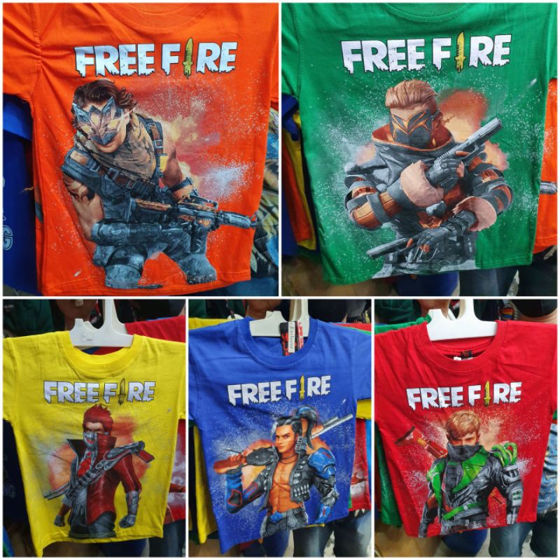 KAOS FF FREE FIRE EP EP KIDS / ANAK TANGGUNG GAME BATTLE GROUNDS GARENA