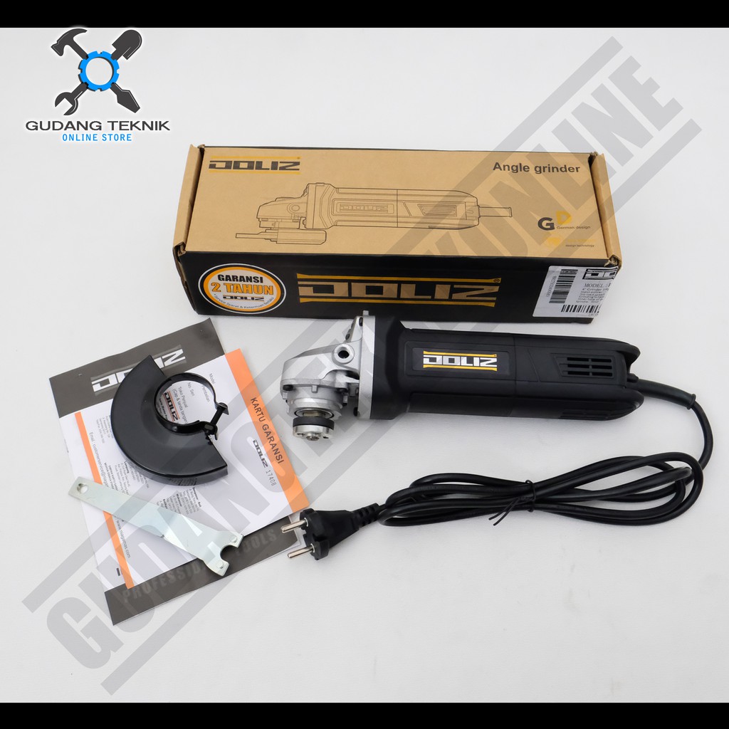 Mesin Gerinda Tangan Doliz BA860S - Angle Grinder 4inch Doliz BA 860 S