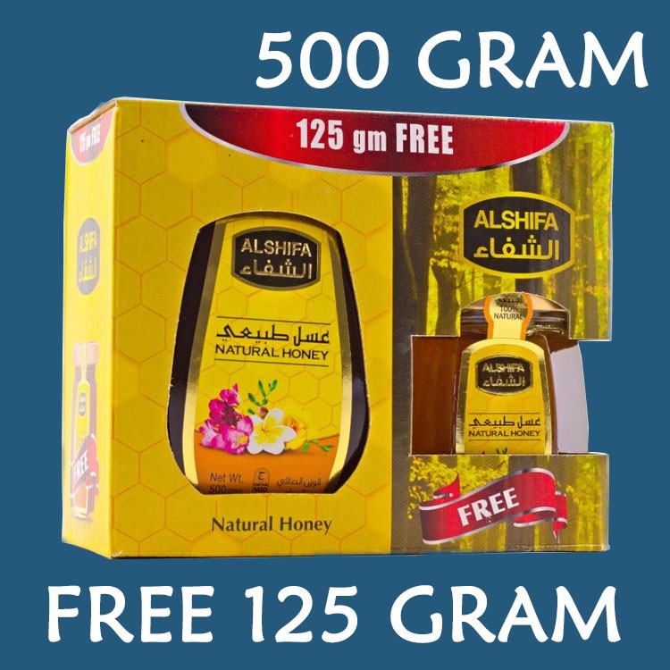 Paket Madu Alshifa 500 gram promo gratis 125 gram / Al