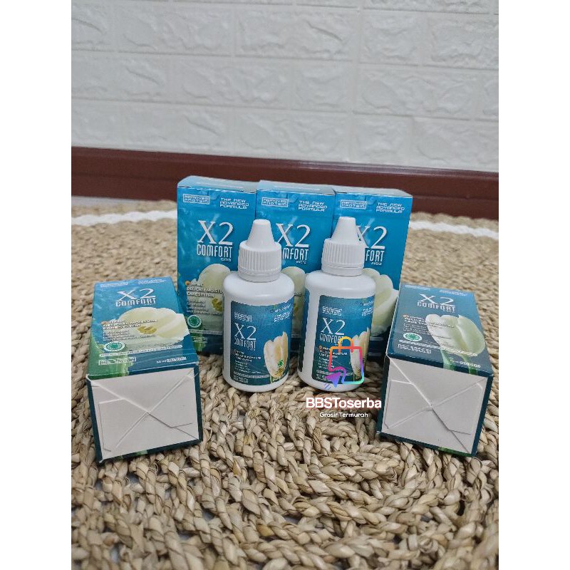 X2 comfort 60ml /Cairan Softlens / Cairan pembersih softlens /Pembersih softlens