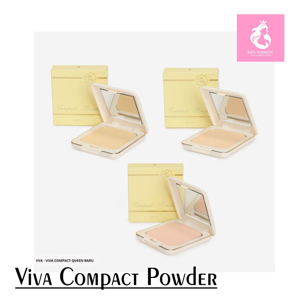 VIVA QUEEN COMPACT POWDER FULL VIVA QUEEN COMPACT POWDER BPOM ORIGINAL (GROSIR)