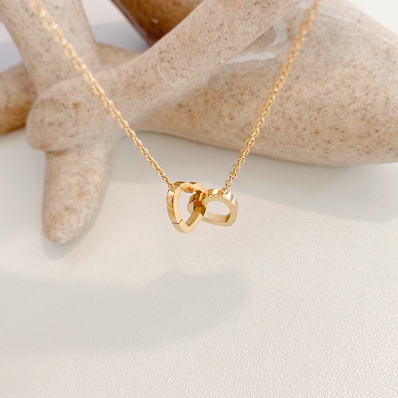 Kalung Titanium Love Premium Vintage Korea Style Fashion 428