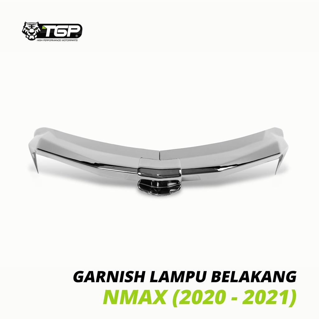 Garnish Lampu Belakang All New Nmax 155 (2020 -2021) Aksesoris Variasi Motor Premium Black Chrome