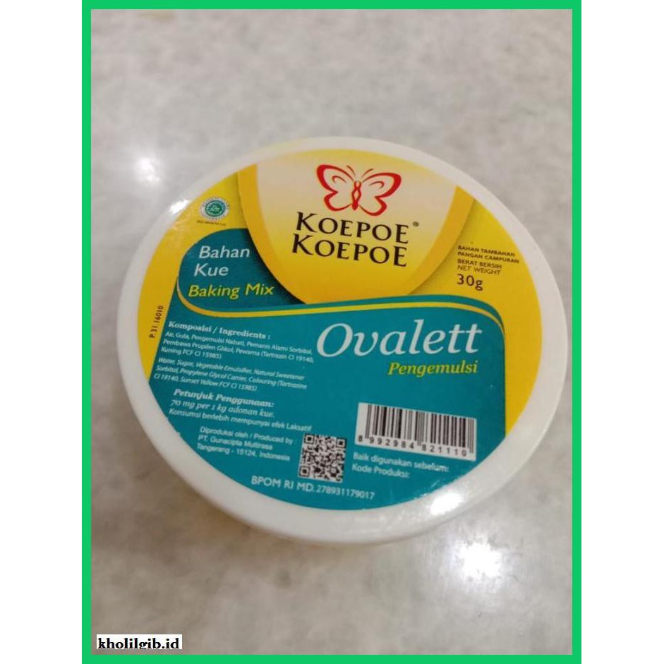 

Redwop-Gnikab- Koepoe Koepoe Ovalett 30 Gr -Hallall.