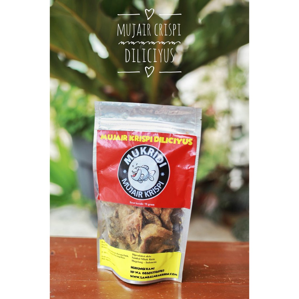 

Ikan Crispy Mujair Krispi MUKRIDI Khas Magelang Original