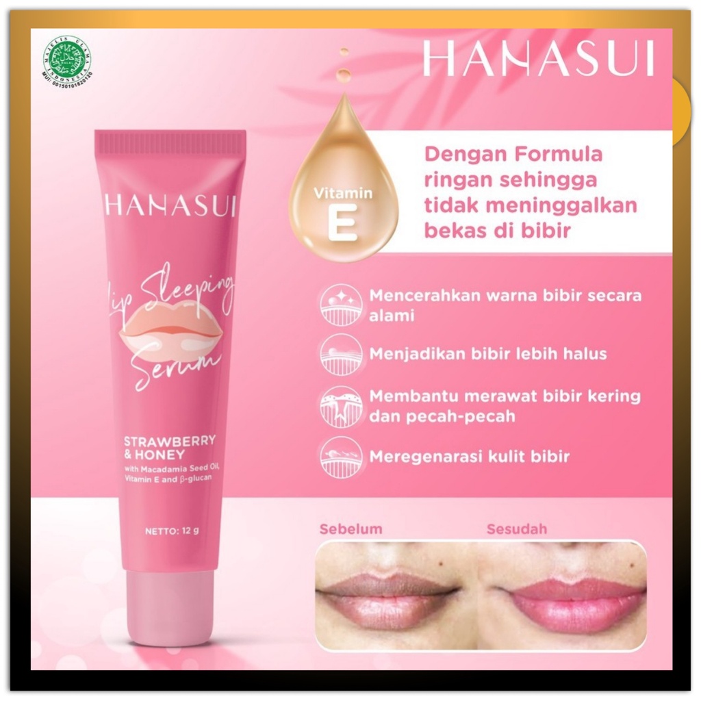 Hanasui Lip Sleeping Serum 12g