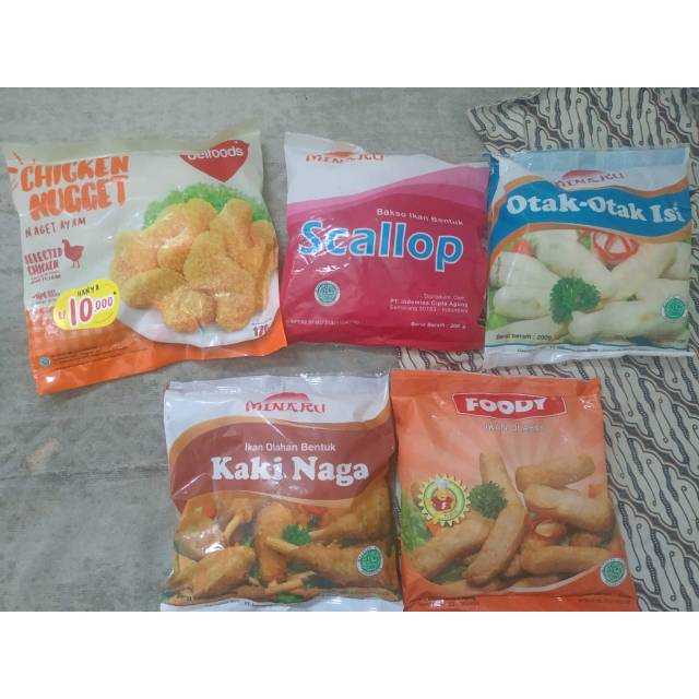 

Paket murmer frozen foods isi 5 item yah