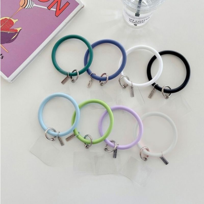 Gantungan Gelang HP / Gelang Bulat Gantungan HP Makaron Full Color