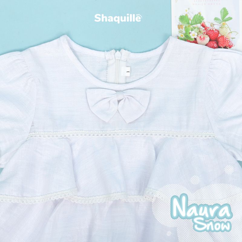 BAJU PUTIH BAYI • NAURA BABY DRESS • MYSURE