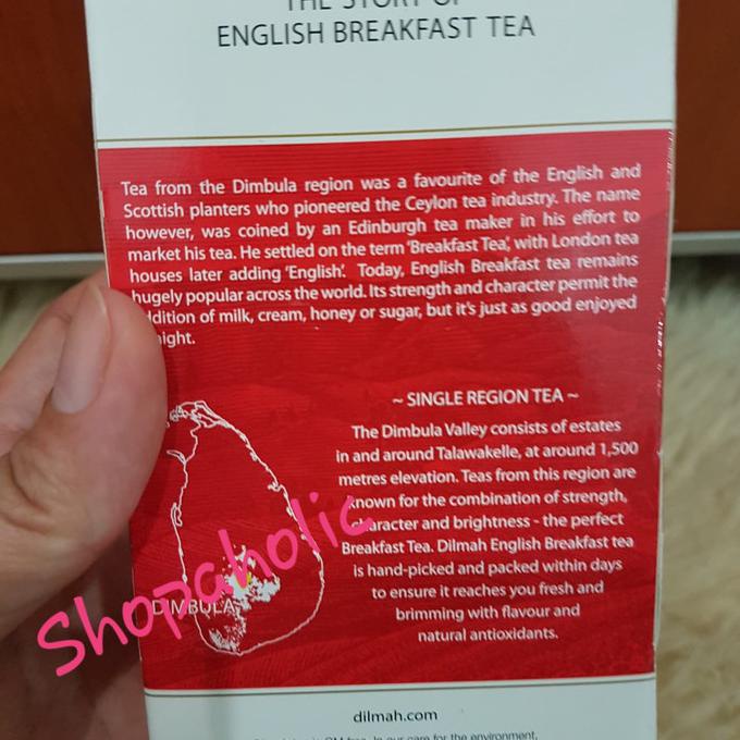 

[[BISA COD]] Teh Dilmah Tea English Breakfast Teh Celup 20 pcs Srilanka MURAH Kode 502