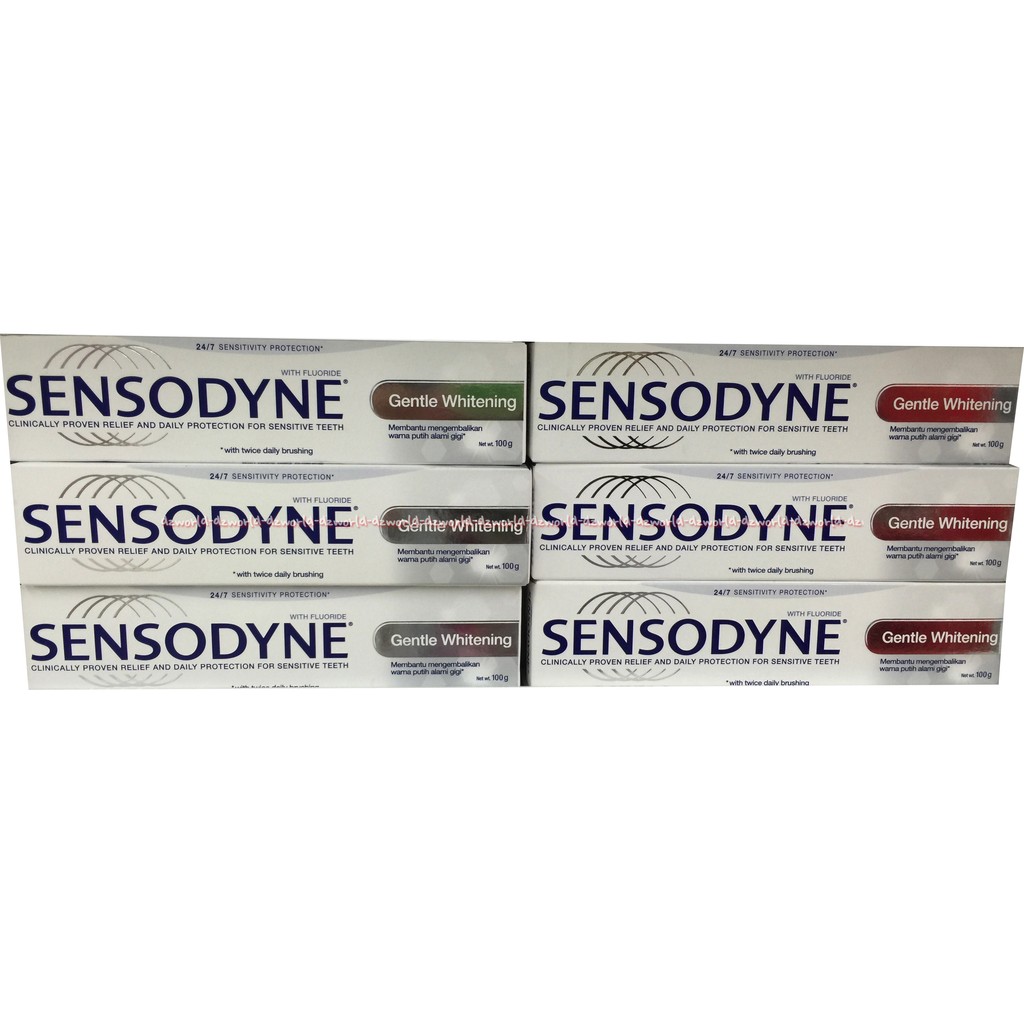 Sensodyne Gentle Whitening Daily Care 100gr Sensodyne Untuk Memperbaiki Gigi Sensitif Rasa Ngilu Untuk Gigi Pasta Gigi Sensitive