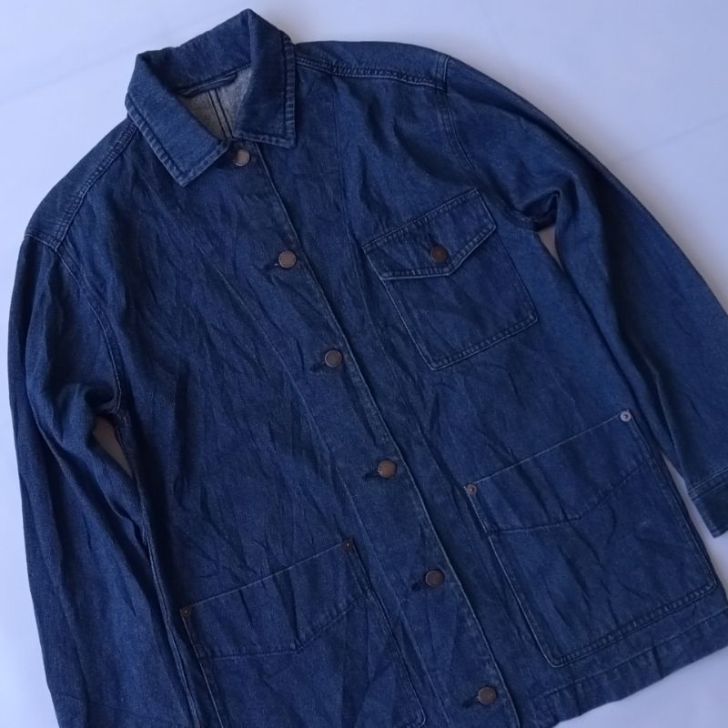 Chore Jacket Jeans - Chore Jacket GU - GU by UNIQLO Chore Jacket - Uniqlo Chore Jacket - Jaket Chore