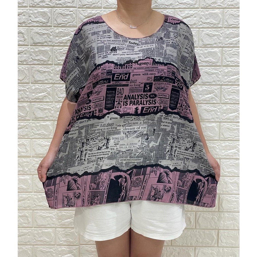 BAJU BALI SUPER JUMBO FIT TO XXXXL SJ/D REAL PICT
