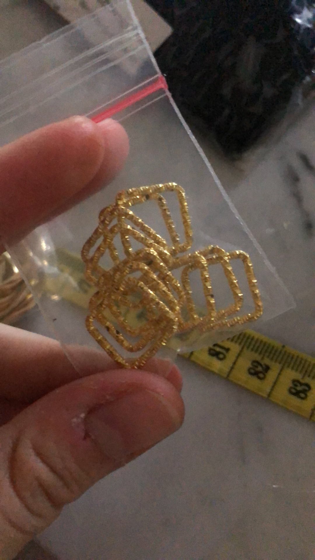 C2-16 Square Jumpring Korean Style Jump Ring Kotak Connector