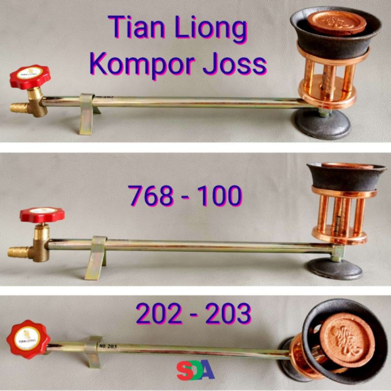 Tian Liong Kompor Jos 202 203 768 100 set / Kompor Wos Tekanan Tinggi Mie Ayam