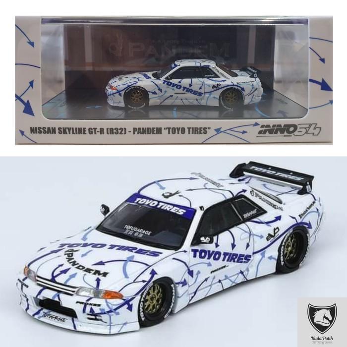 Inno 1/64 Nissan Skyline Gtr R32 Pandem Toyotires By Eastern