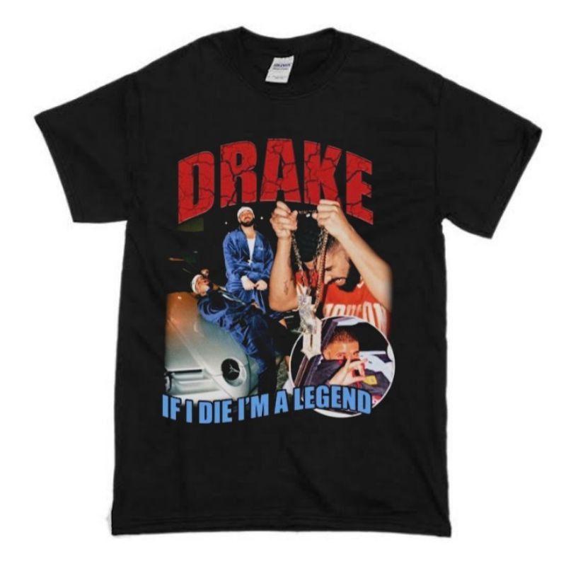 Kaos Rapper DRAKE Vintage / Rap tees vintage / Baju Bootleg Rapper Drake