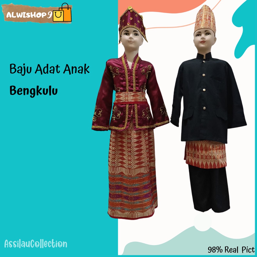 Jual Pakaian Tradisional/Baju Adat Bengkulu Anak-anak Satuan (Laki ...