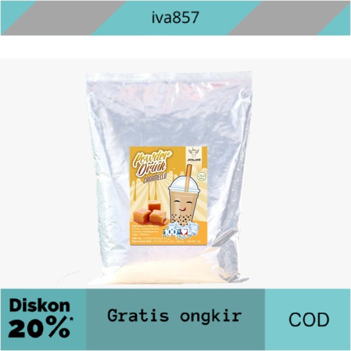 

PROMO rasa Caramel / Caramello bubuk minuman javaland 1 kg GRATIS ONGKIR