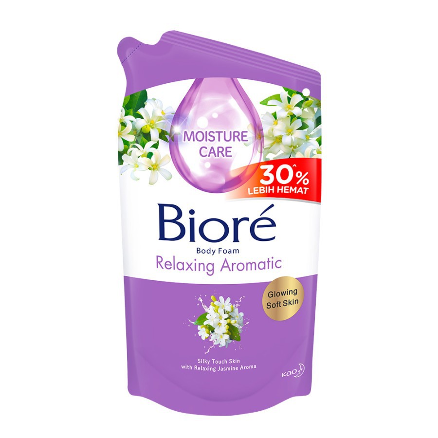 BIORE BODY FOAM RELAXING AROMATIC JASMINE 800ML SABUN MANDI CAIR