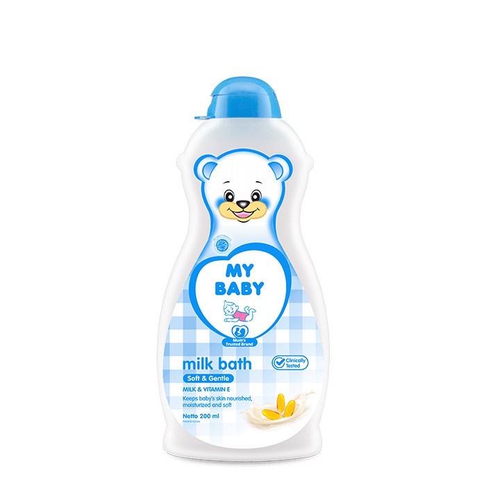 My baby milk bath /sabun mandi cair bayi/shampo 100ml - 200 ML