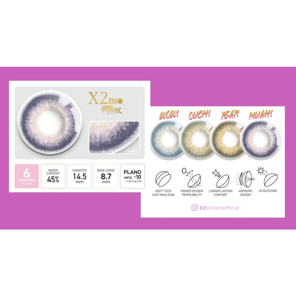 SOFTLENS X2 BIO MINX by EXOTICON