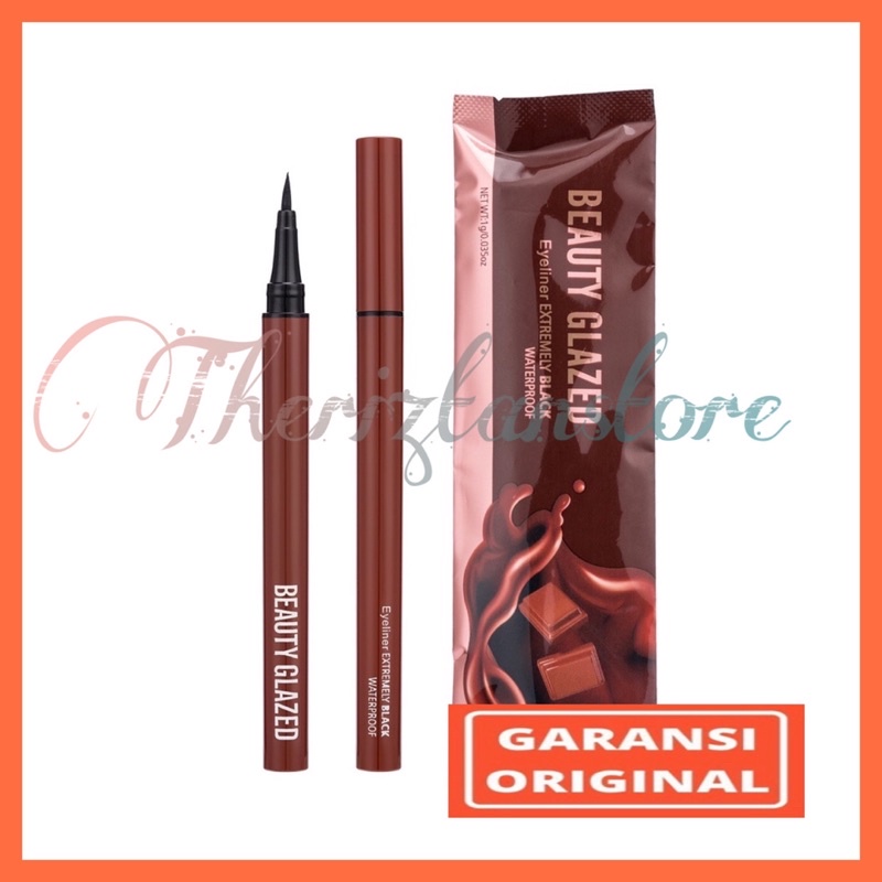 Beauty Glazed Eyeliner Extremely Black Waterproof Pigmented / B38