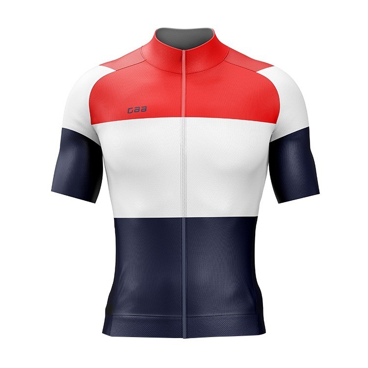 JERSEY ROADBIKE KOMBINASI BIRU PUTIH MERAH