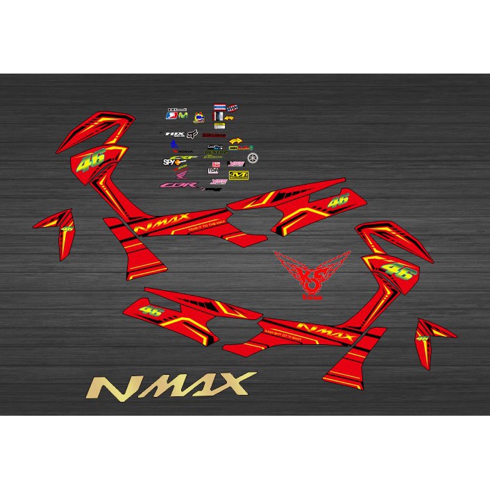 NEW STIKER STRIPING NMAX VR 46