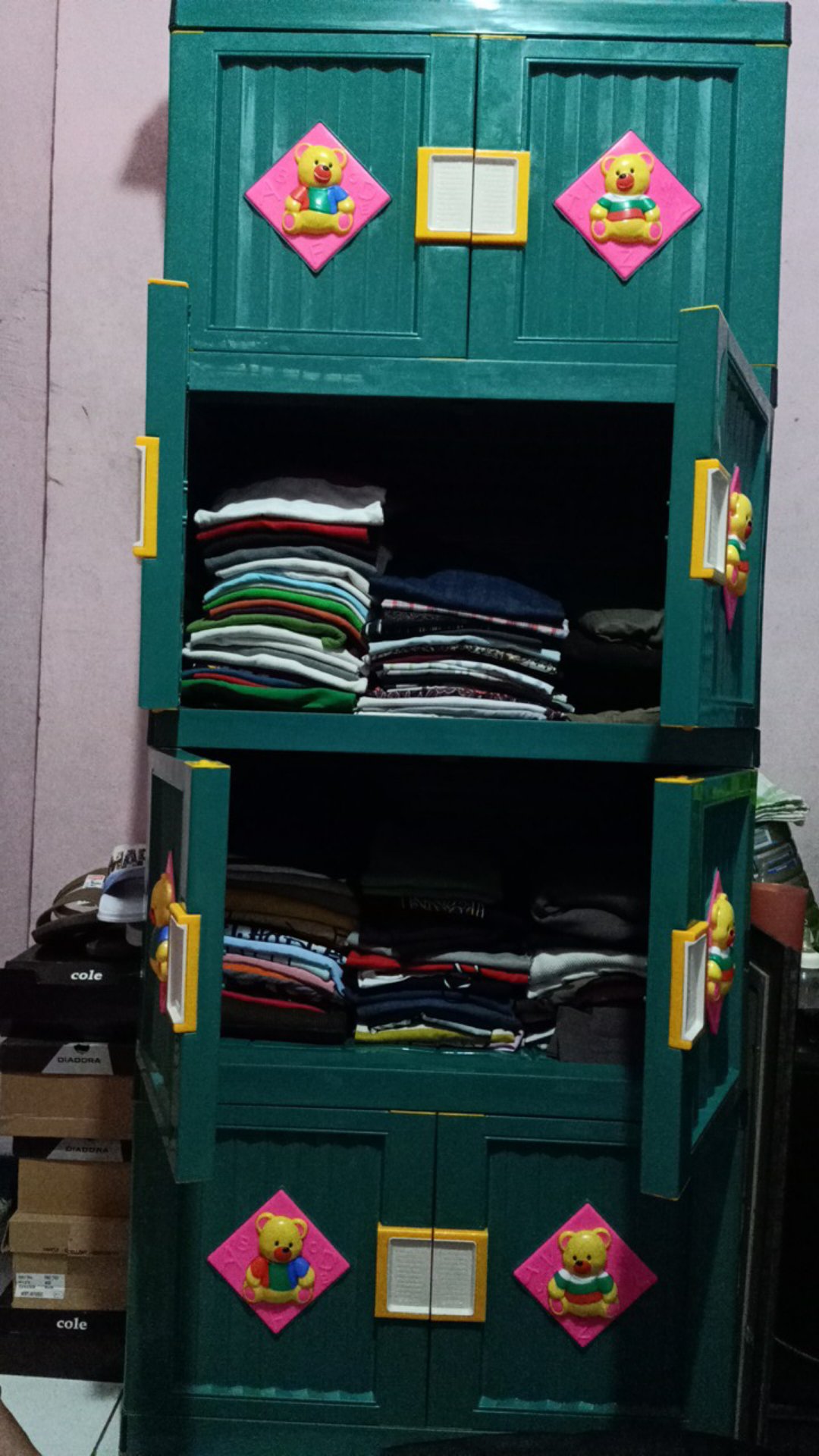 Lemari Plastik 4 Susun Akako 3d (promo Harga)