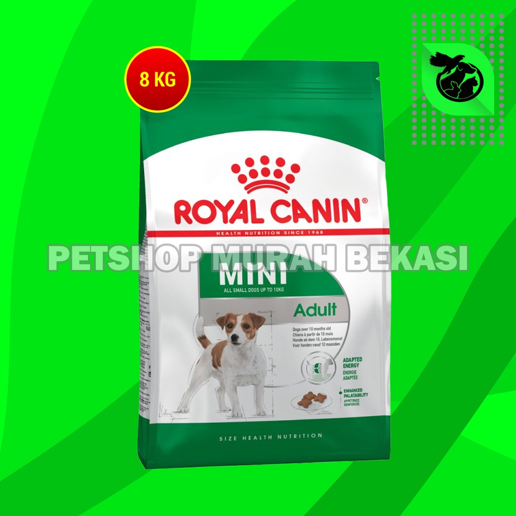 Makanan Anjing Royal Canin Mini Adult 8 Kg Dogfood Mini Dewasa 8kg