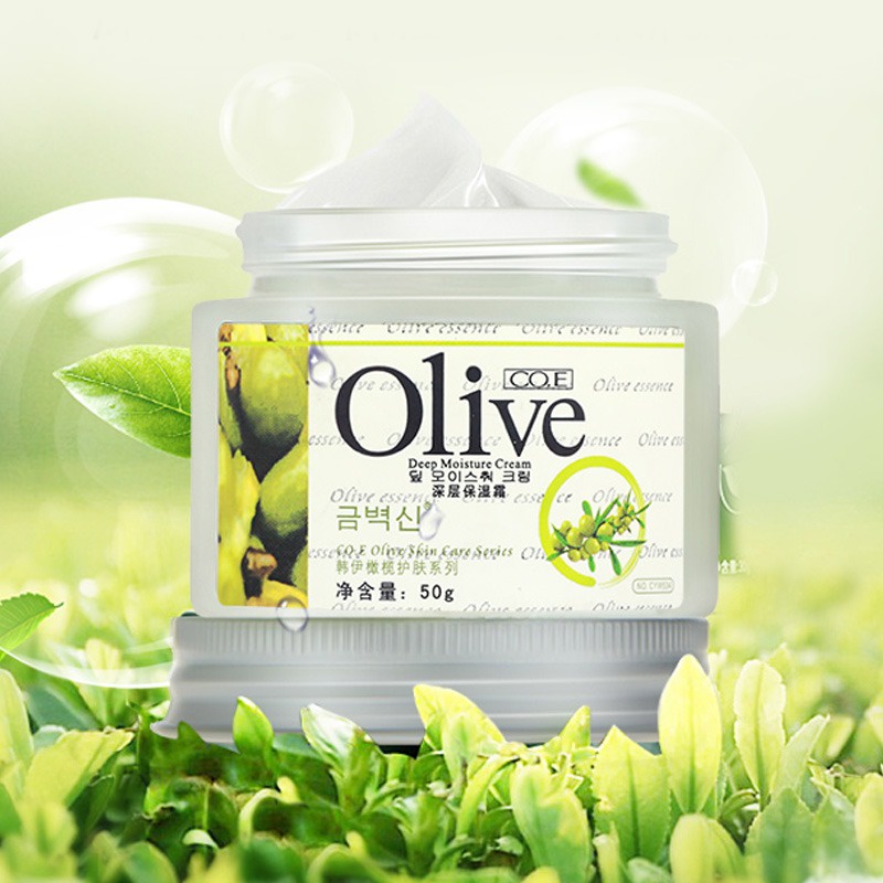 SHINE STAR - OLIVE CO.E DEEP MOISTURE CREAM / KRIM SIANG MALAM ZAITUN MELEMBABKAN KULIT &amp; MELINDUNGI DARI SINAR MATAHARI