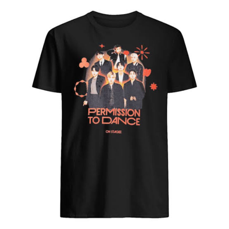 Kaos BTS RM Konser L. A Permission To Dance Foto Full Member