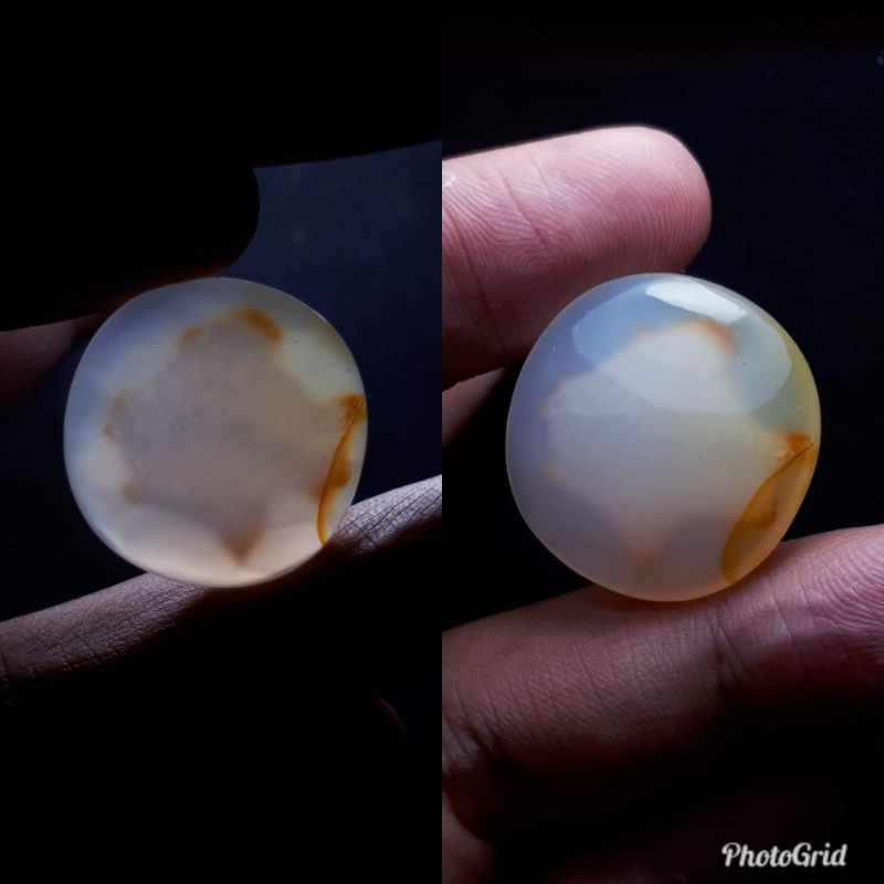 Batu motif ikan gambar dalam.