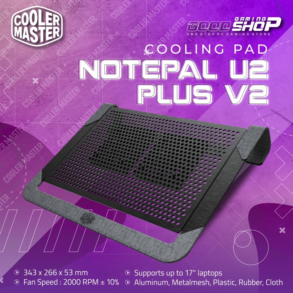 CoolerMaster Notepal U2 PLUS V2 - Cooling Pad