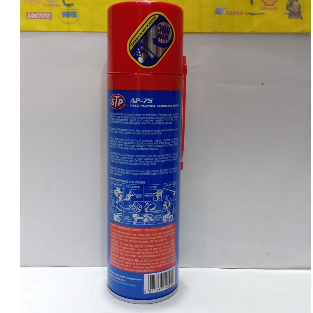 PENETRANT N LUBRICANT STP AP-75 - MULTI PURPOSE LUBRICANT SPRAY 450ML AP 75