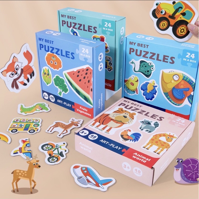 Jual MAINAN EDUKASI ANAK MY BEST PUZZLE COCOK UNTUK ANAK USIA 3 TAHUN